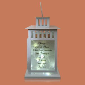 Laterne groß – personalisierbar